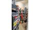 Well-organized pantry with ample shelving and storage, keeping your kitchen essentials neatly arranged and accessible at 1632 Blue Grass Blvd, Deland, FL 32724