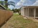 Spacious backyard with wood fence at 1821 Talmadge St, Deland, FL 32724