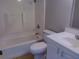 Bathtub with shower at 1821 Talmadge St, Deland, FL 32724