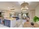Spacious floor plan integrating living room, dining and kitchen, perfect for gatherings and Gathering living at 1828 West Pkwy, Deland, FL 32724