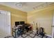 Well-lit office space with black and white tile flooring, perfect for a productive work environment at 1828 West Pkwy, Deland, FL 32724