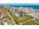 Stunning aerial view of the community, showcasing the lush golf course and stunning ocean views at 2 Oceans West Blvd # 305, Daytona Beach, FL 32118