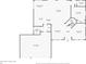 First floor plan showcasing the layout of the house, including the kitchen, living room and garage at 227 Blue Crystal Dr, Deland, FL 32720