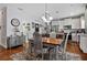 Spacious dining area featuring wood floors and a cozy atmosphere at 2412 Regency Park Dr, Deland, FL 32724