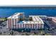 Wonderful view of condo complex and waterfront with boat dock and community pool at 2711 N Halifax Ave # 264, Daytona Beach, FL 32118