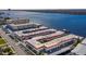 Amazing aerial view of condo community on the water with boat access and ample parking at 2711 N Halifax Ave # 264, Daytona Beach, FL 32118