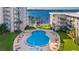 Enjoy the waterfront community pool with ample seating and scenic views at 2711 N Halifax Ave # 264, Daytona Beach, FL 32118
