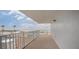 This beachfront balcony features ocean views, a pool below, and calming sea breezes at 3043 S Atlantic Ave # 204, Daytona Beach, FL 32118