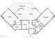 Detailed floor plan showcasing the layout of the home including the primary bedroom at 3047 S Atlantic Ave # 1805, Daytona Beach, FL 32118