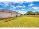 A big backyard with a vegetable garden and a privacy fence at 6 Laurel Pass Ct, Ocala, FL 34480