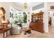 Bright sitting area with hutch, unique decor, and views of the outdoors at 940 Glenwood Rd, Deland, FL 32720