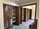 Multiple, spacious, louvered closets in upstairs hallway, offer storage at 96 Old Barn Trl, Ormond Beach, FL 32174