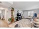 Cozy living room and entry way featuring new floors and paint at 10 Lynnhurst Dr # 1050, Ormond Beach, FL 32176