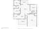 Detailed floor plan of the house with dimensions for each room and layout of the entire property at 1018 E Gaucho Cir, Deltona, FL 32725