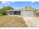 Charming single-story home featuring a two-car garage and a screened-in porch at 1018 E Gaucho Cir, Deltona, FL 32725