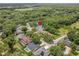 Wide aerial of community displaying the location of the home among nearby residences at 1205 Weeping Willow Dr, Deland, FL 32724