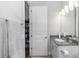 Well-lit bathroom featuring granite countertops and ample storage space at 1227 Victoria Hills N Dr, Deland, FL 32724