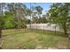 Spacious backyard with lawn, privacy fence, and iron fence, perfect for outdoor activities and relaxation at 1683 10Th Ave, Deland, FL 32724