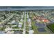 Aerial view of a well-situated neighborhood with charming homes and easy access to the beach at 179 Ann Rustin S Dr, Ormond Beach, FL 32176
