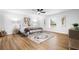Relaxing main bedroom featuring hardwood floors and natural light at 185 Brookside Dr, Port Orange, FL 32128
