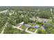 An aerial view of a neighborhood with mature trees and well-maintained properties at 2127 3Rd Ave, Deland, FL 32724