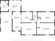 Detailed floor plan showcasing the layout of the home, including room dimensions and relationships at 220 N Julia Ave, Deland, FL 32720