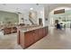 Spacious kitchen with island seating, open to living and dining area at 2770 Red Wing Vlg, Deland, FL 32720