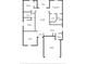 Detailed floor plan showcasing the layout of the home, including room dimensions and features at 3121 Canterbury St, Deltona, FL 32738