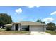 Charming single-story home with a well-maintained lawn and a two-car garage at 3155 Mapleshade St, Deltona, FL 32738