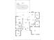 Detailed floor plan showing layout of primary bedroom, living spaces, kitchen, bedrooms, and outdoor pool at 33 Coquina Ridge Way, Ormond Beach, FL 32174