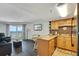 Light and bright kitchen and living room with ocean views at 3647 S Atlantic Ave # 7C, Daytona Beach, FL 32118