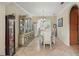 Formal dining room boasts beautiful hutch, and traditional décor at 3839 Calliope Ave, Port Orange, FL 32129