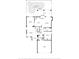 A detailed first floor plan showcasing the layout including living spaces, kitchen, and garage at 3839 Calliope Ave, Port Orange, FL 32129