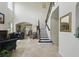 Spacious living room with high ceilings and a clear view to the dining room at 3839 Calliope Ave, Port Orange, FL 32129