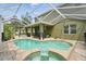 Screened in pool with spa and covered patio at 3839 Calliope Ave, Port Orange, FL 32129