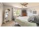 Comfortable bedroom with neutral tones, lots of natural light, and closet at 4 Brandy Hills Dr, Port Orange, FL 32129
