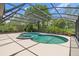 The spacious screened-in pool is perfect for enjoying the Florida sunshine all year long at 43350 Natchez St, Deland, FL 32720