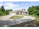 Charming single-story home with a circular driveway, attached garage, and lawn at 570 Cypress Ave, Orange City, FL 32763