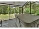 Screened patio features a hot tub and overlooks backyard at 910 Braddock Rd, Enterprise, FL 32725