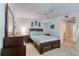 Relax in this main bedroom with a ceiling fan and neutral carpet at 1 John Anderson Dr # 3170, Ormond Beach, FL 32176