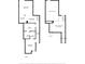 Floor plan showing the layouts of the first and second floors at 101 N Hill Ave # 6, Deland, FL 32724