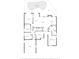 Detailed floor plan featuring bedrooms, bathrooms, kitchen, living room, and garage layout for easy navigation at 1261 Burning Tree Ln, Winter Park, FL 32792