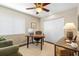 Functional home office with natural light, providing a great space for work or study at 1261 Burning Tree Ln, Winter Park, FL 32792
