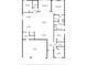 Detailed floor plan showcasing the layout of the home, including room dimensions and overall structure at 1314 Lake Baton Dr, Deltona, FL 32725