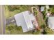 Aerial view of home with a metal roof and a patio, in a community close to the beach at 1420 N Grandview Ave, Daytona Beach, FL 32118