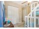 ' bedroom with bunk beds, a ceiling fan, and neutral walls that create a relaxing space at 1420 N Grandview Ave, Daytona Beach, FL 32118