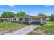A single-story home with fresh landscaping enhancing its curb appeal at 1612 W Grant St, Orlando, FL 32805