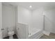 Well-lit bathroom featuring a separate shower and tub at 1846 N Acadian Dr, Deltona, FL 32725