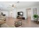 Spacious living area with natural light and wood-style flooring at 1846 N Acadian Dr, Deltona, FL 32725