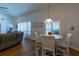 Bright breakfast nook with slider leading to Lanai at 19232 Park Place Blvd, Eustis, FL 32736
